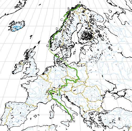 Map of Europe