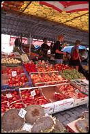 Fresh fruit market, Torun.