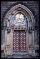 St. Peter and Paul church door, Vysehrad.