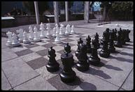 Giant chess board, Meiringen.