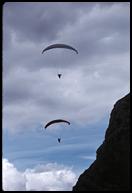 Paragliding, Col du Sanetsch.